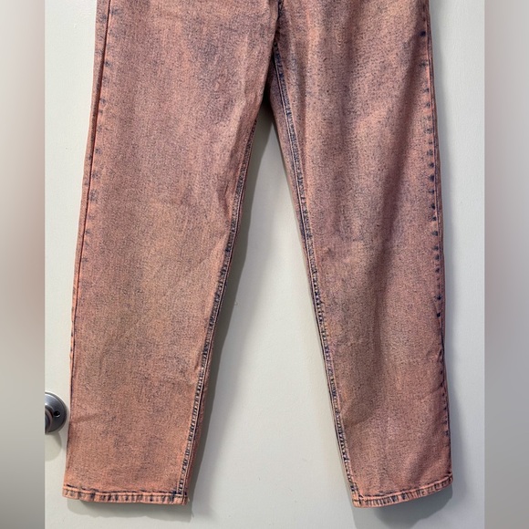 Rose washed denim 90s relaxed straight cut jeans NTW ( 4 ) - Picture 3 of 9